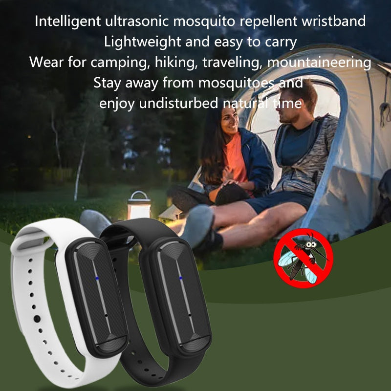 Mosquito Bracelet, Ultrasonic Soundwave Technology, USB Rechargeable, Wristband for Camping Outdoor Hiking Travel — image 3