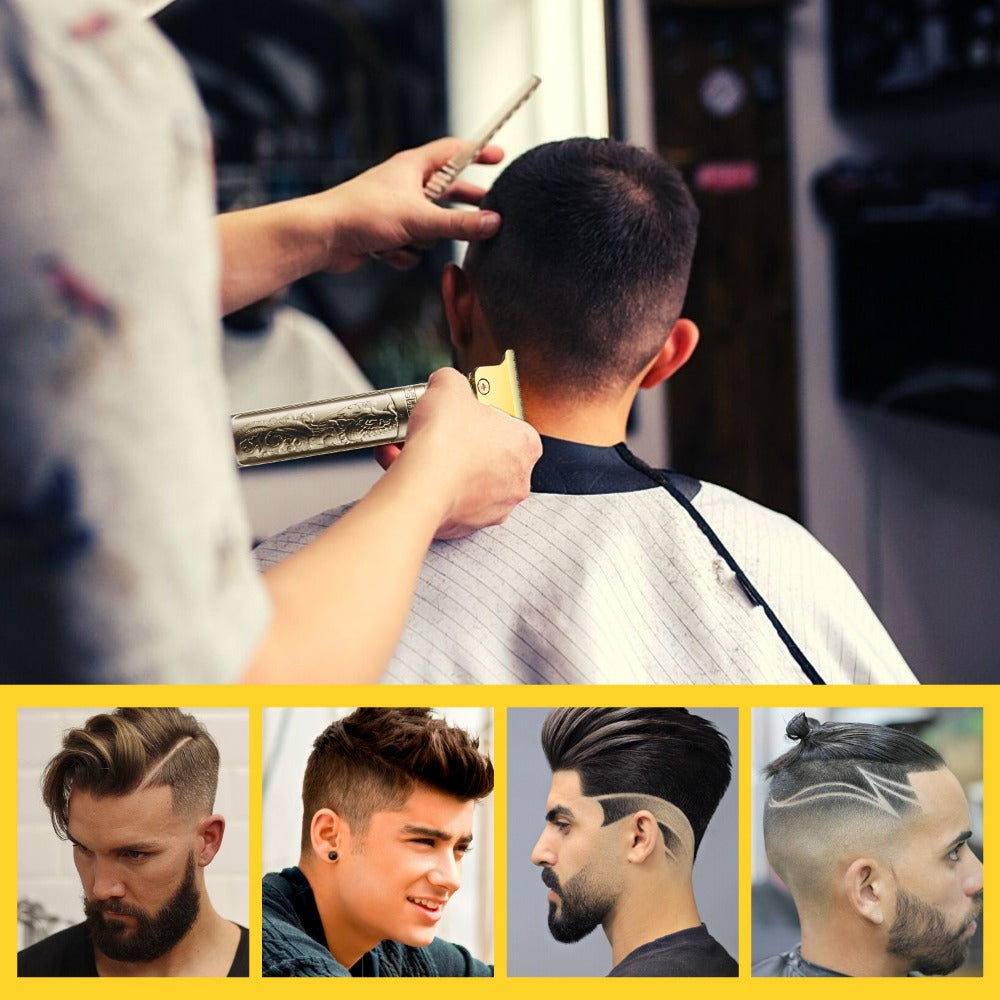 T-Blade Hair Trimmer with Four Guide Combs, USB Cable and Seven Dragon or Buddha Patterned Finish Options — image 18