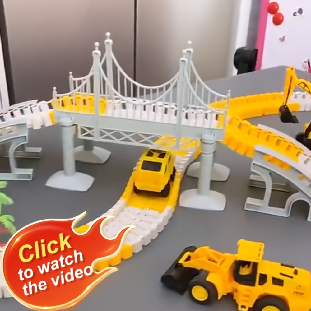Roller Coaster Track Set 467pcs for Kids Ages 3 4 5 6 7 8 with the Listed Color, Size or Set Options for Everyday Use — image