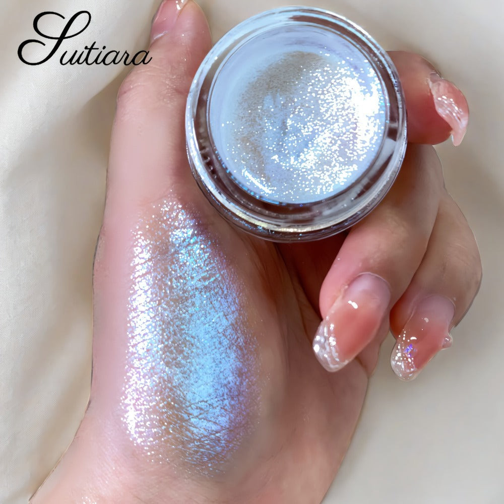 Shimmer Jelly Eyeshadow 2 Pack, Icy Cool Tone Frosty Glow Gel Eye Makeup, Non-Creasing Blendable Formula — image 2
