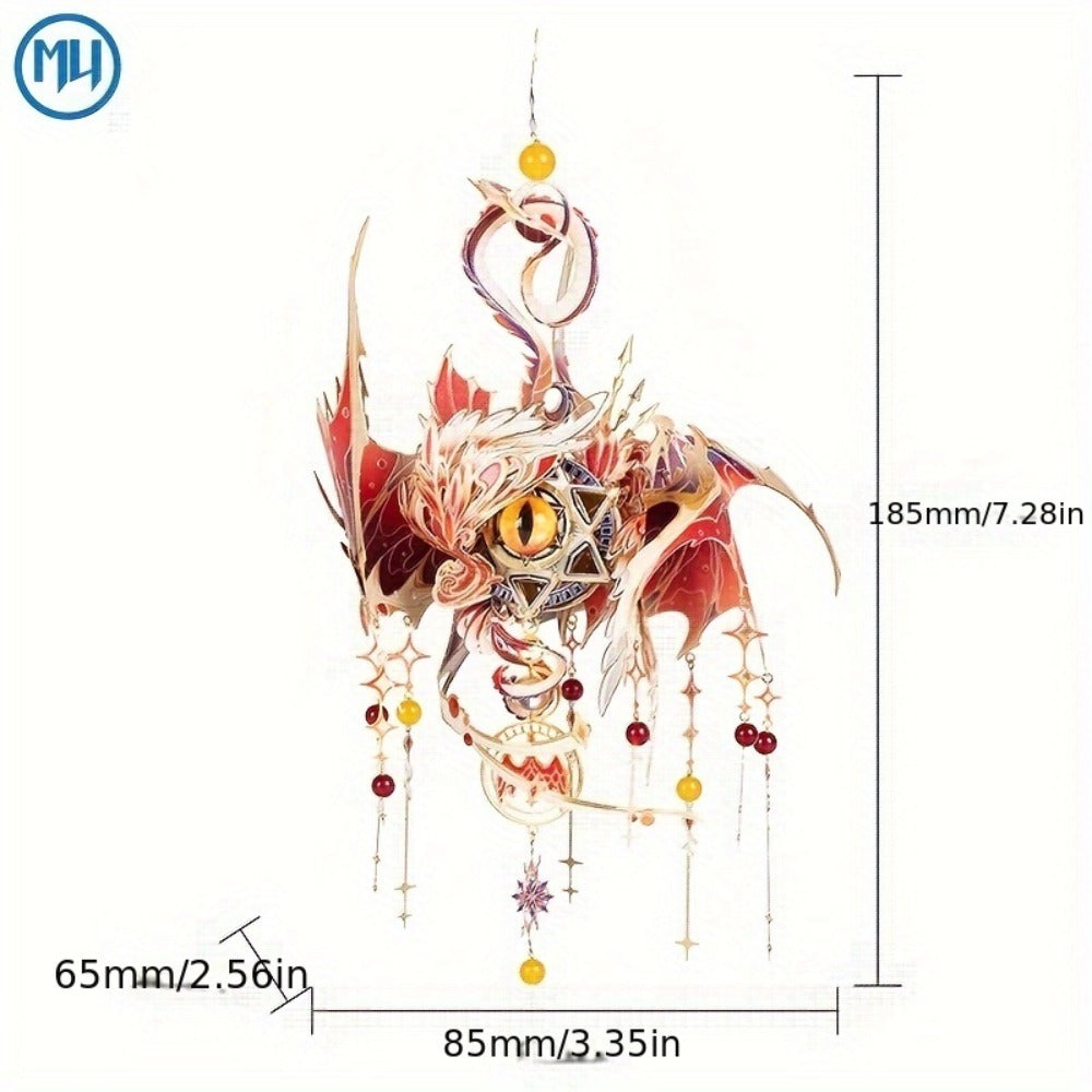 3D Metal Puzzle Model Kit, God's Eye & Angel's Eye MU Assembly, Laser-Cut DIY Craft, Artistic Home & Office Decor — image 7