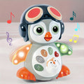 Musical Crawling Penguin Toy with Light-Up Wings, Moving Eyes and Four Front Control Buttons — image 1