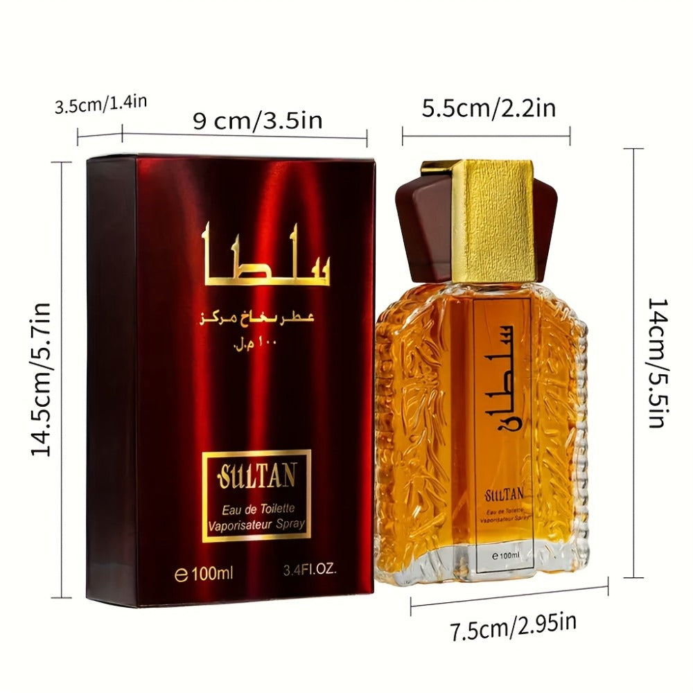 Oud Perfume for Men Arabian Dubai Fragrance Oil Sophisticated Scent Musk Amber Sandalwood for Bath Time, Home Spa and Persona