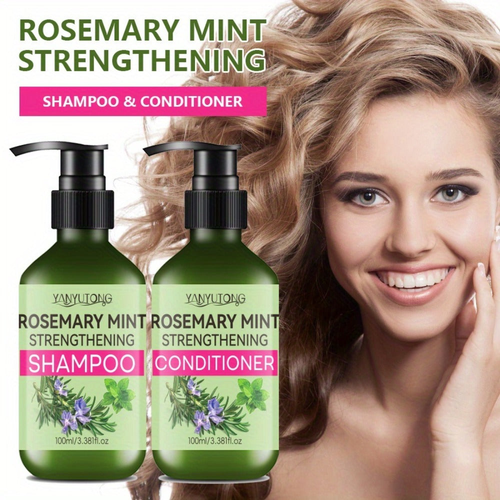 Rosemary Mint Shampoo & Conditioner Set with Rosemary Extract, Strengthening Hair Growth Formula — image 12