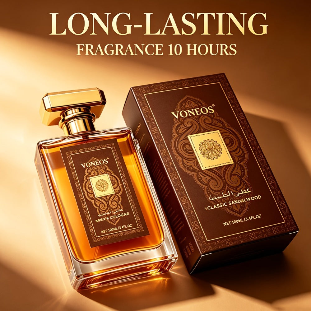 Cologne Spray for Men DUBAI SUDAN 3.4 oz with Gold Bottle and 1, 2 or 3 Piece Set Options for Gifting — image 1