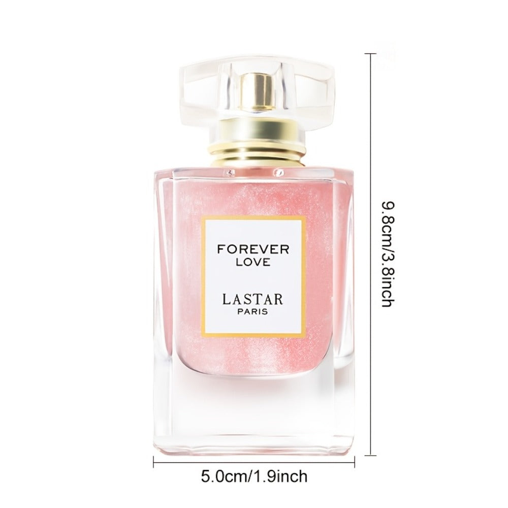 LASTAR Forever Love Shimmer Pink Eau de Parfum Spray, 55ml Bottle with Floral and Fruity Scent Profile — image 4