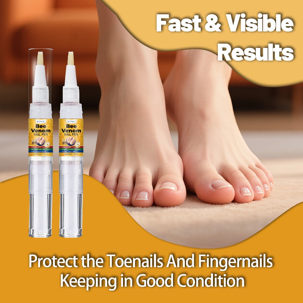 Toenail Pen with Bee Venom, Extra Strength Nail Hardener & Brightener, Nourishing Formula, Treatment — image 4