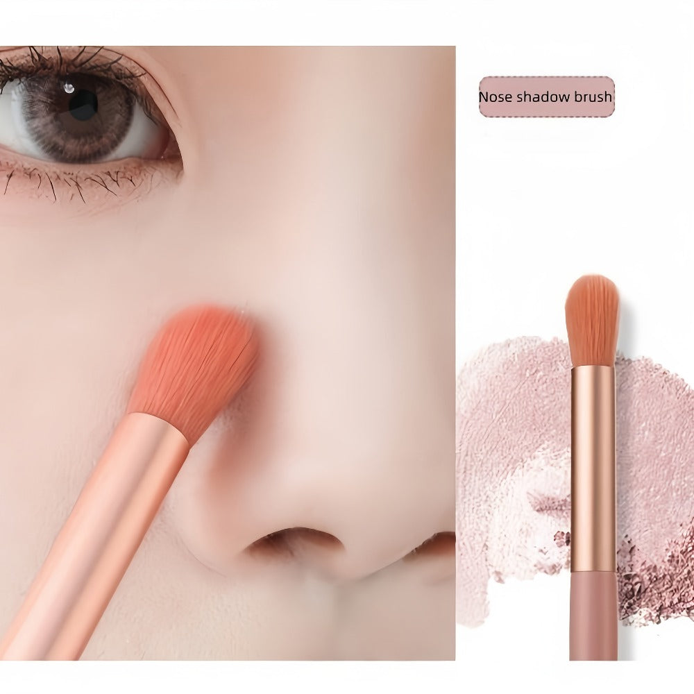 Makeup Brush Set 16pcs Complete Face Brush Kit – Blush Powder Eyeshadow Contour Brow & Lip Brushes, Soft Blendable Fragrance-