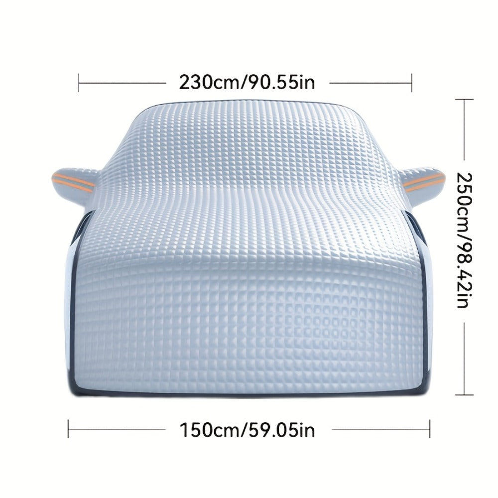Windshield Snow Cover & Sun Shade Universal Fit – Thickened All-Season Front Window Frost Ice Guard & UV Sunshade Protector f