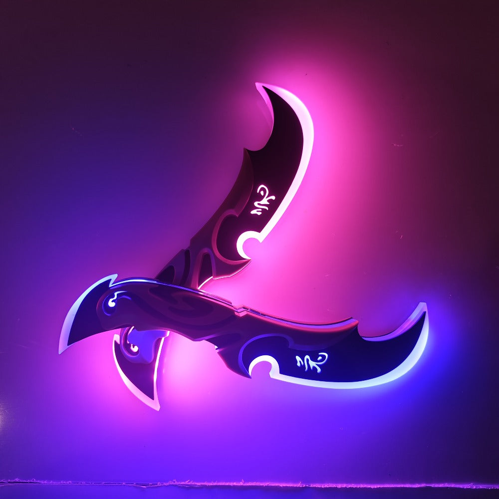 Costume Accessories Rechargeable LED Half Moon Blade Prop, 30cm, with Five Light Color Options — image 16