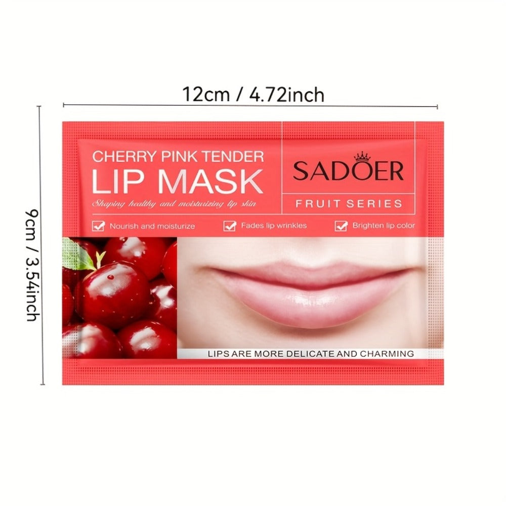 Thirty Individually Wrapped SADOER Lip Mask Sachets with 8g*30pcs Checkout Label and Assorted Graphics — image 6