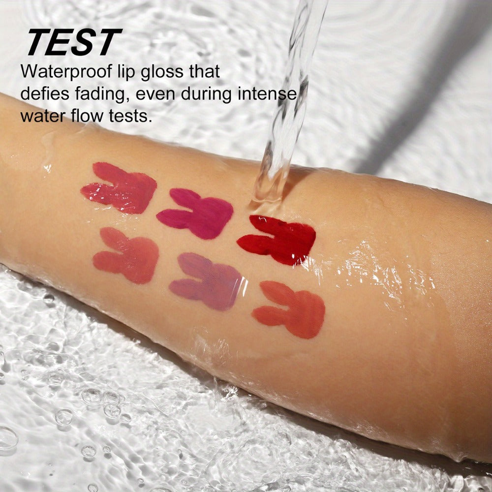 Liquid Matte Lipstick Set 6 Pcs Nude Shades Waterproof High Pigment Velvet Smudge Proof Lip, for Makeup, Travel and Everyday 