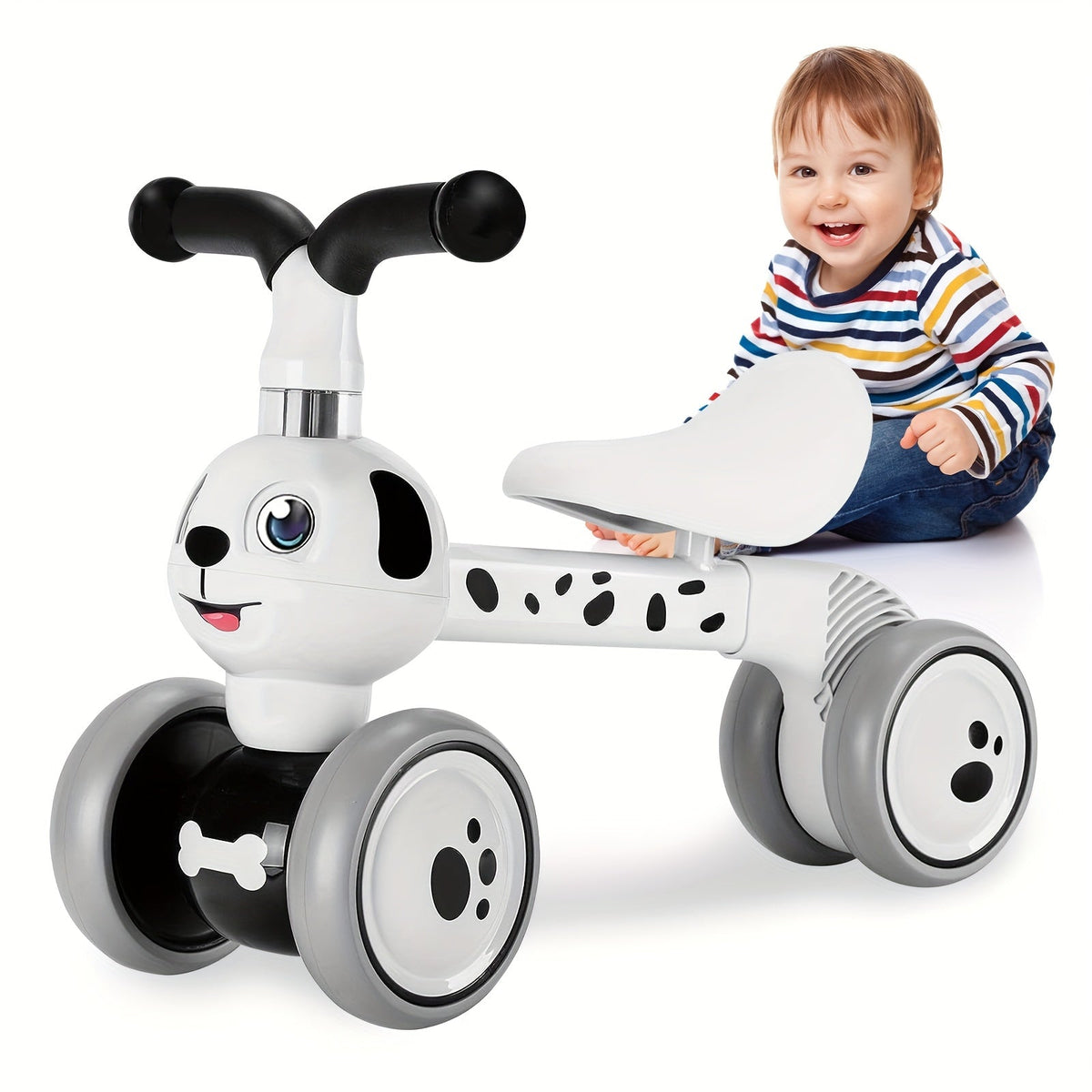 Baby Balance Bike 4 Wheels for Toddlers Ages 10+ Months Animal Design with the Listed Color, Size or Set Options for Everyday