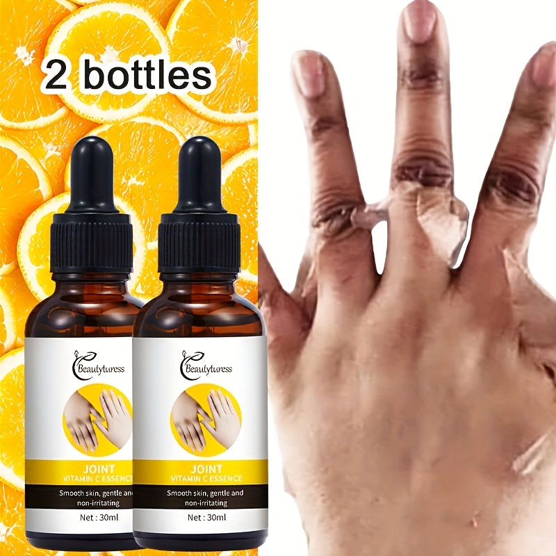 Face Serum Vitamin C Two-Bottle Set with Light Beige Liquid Texture and Amber Dropper Packaging — image 12