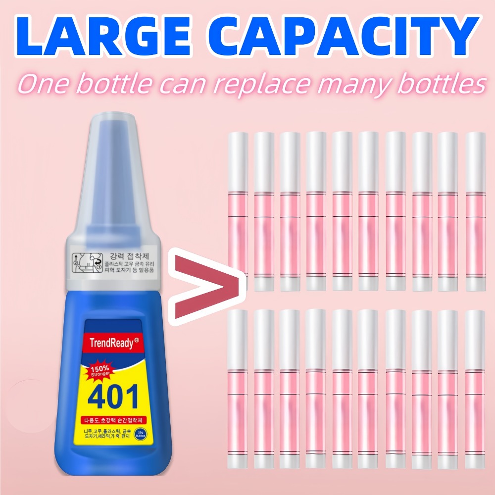 Waterproof Nail Adhesive Tabs with Nail Stickers 0.85oz Dropper Tip Bottle – Extra Strong Alcohol-Free Quick Release Long Wea