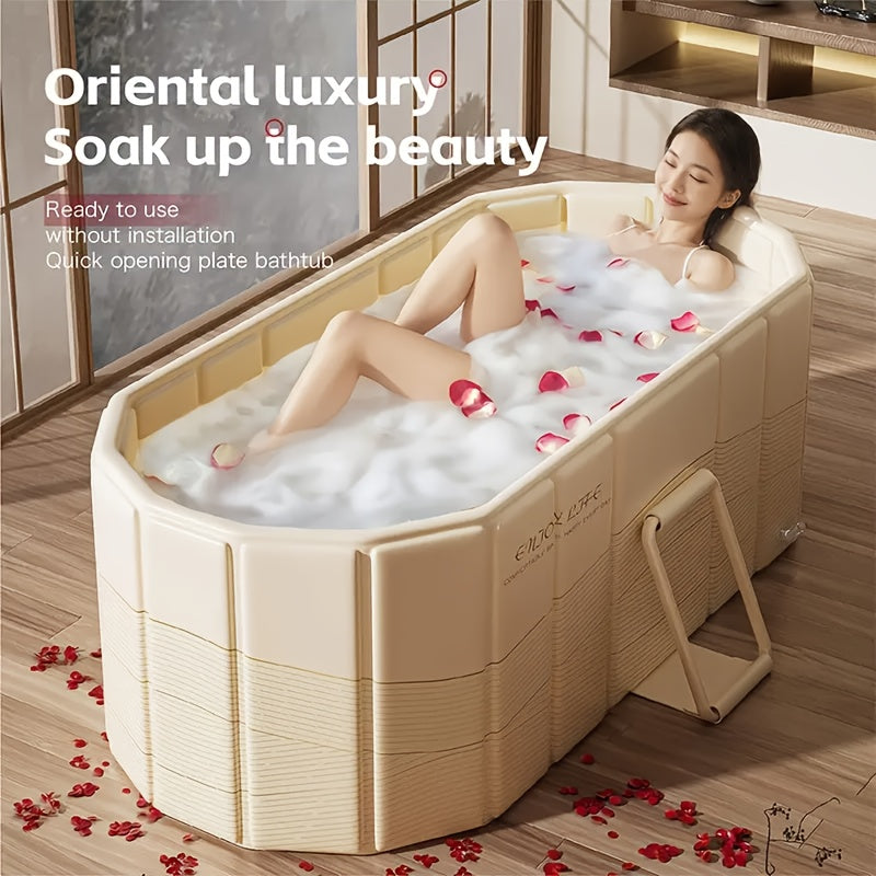 Portable Hot Tub Foldable for Garden, Patio and Yard Use, with the Listed Configuration, for Everyday Use and Organized Stora