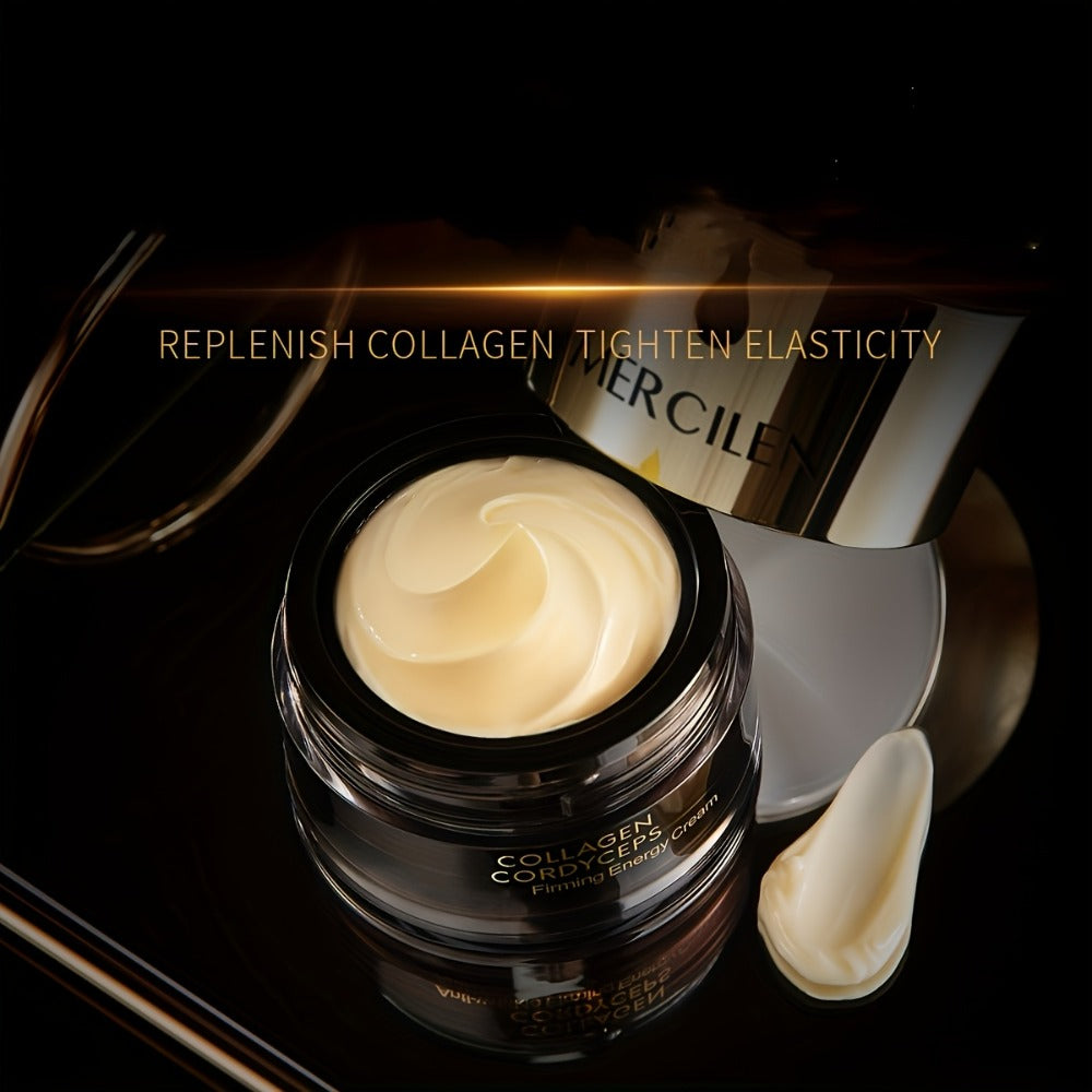 Face Cream Cordyceps Collagen 50g Formula with Squalane, Glycerin and Alcohol-Free Bottle Format — image 6