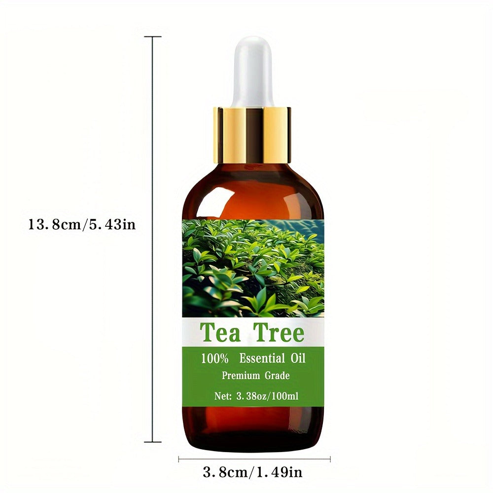 Essential Oil Tea Tree Aroma in 100ml Bottle for Nail, Hair, Scalp, Skin, Massage and Diffuser Use — image 5