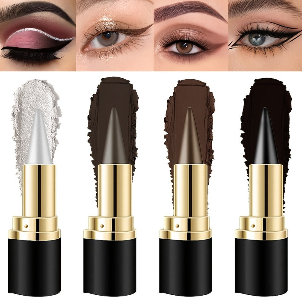 Waterproof Eyeliner Pencil 2-Pack for Women – Smudge-Proof Sweat-Resistant Black Liner, for Makeup, Travel and Everyday Vanit