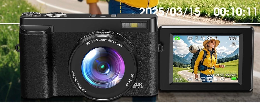 HD Digital Camcorder With Flip Screen And High-definition Recording
