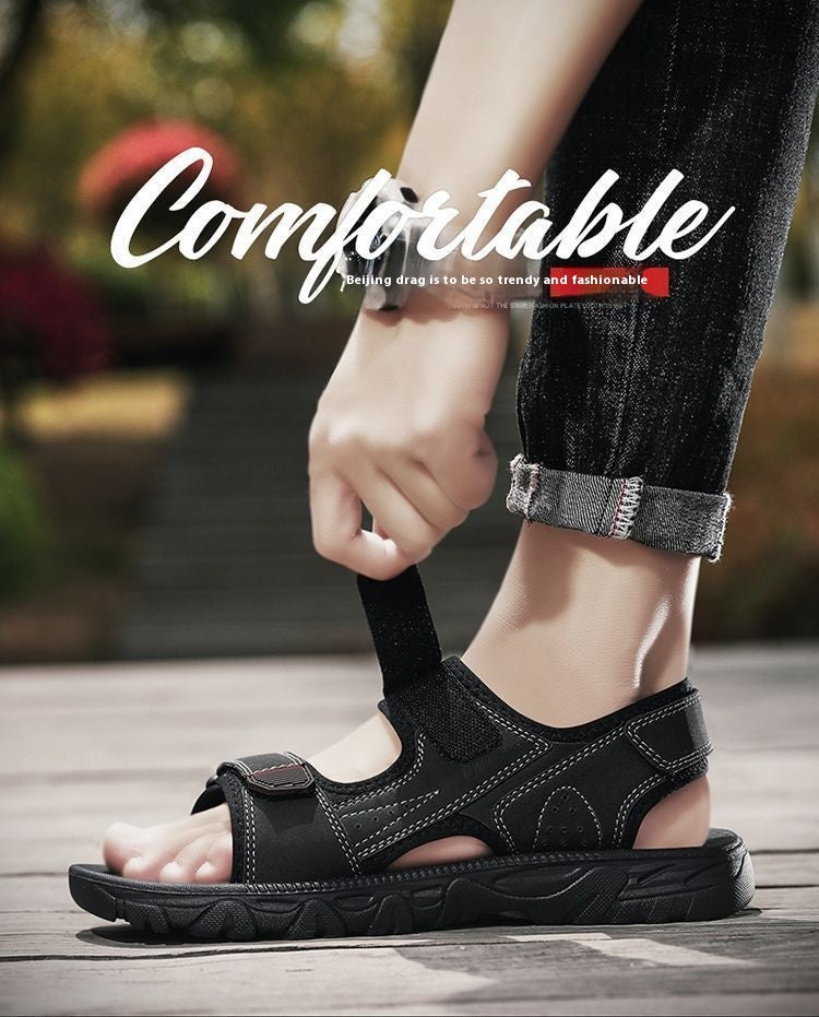 Men's Non-slip Deodorant Water-soaking Eva Ultra-light Velcro Breathable Quick-drying Wading Shoes
