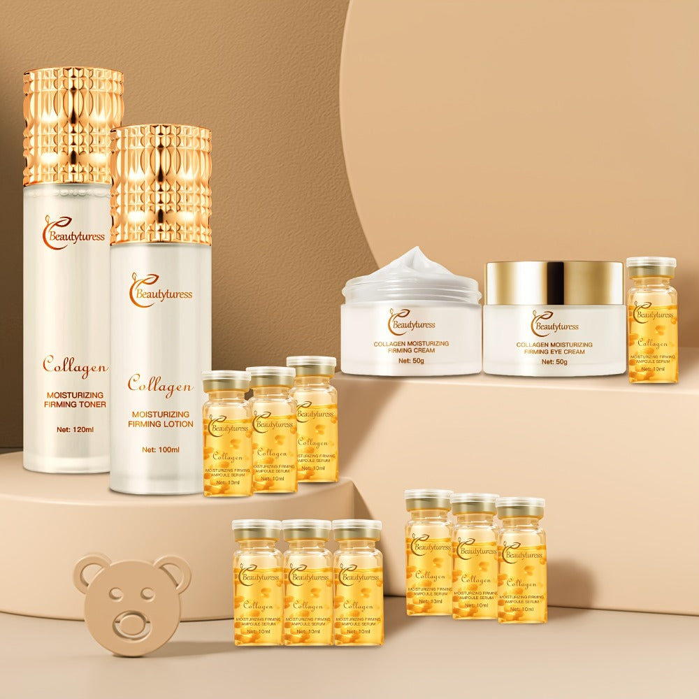 Skincare Set with Beautyluress Label, 14 Collagen Hyaluronic Acid and Niacinamide Product Pieces — image 10