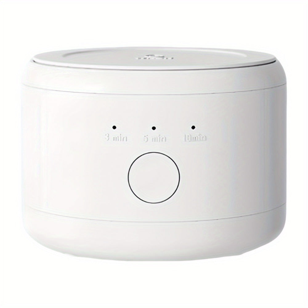 Electric Ultrasonic Cleaner Machine for Dentures Jewelry & Glasses – USB Rechargeable 3 Speeds Auto Timer 180ml Tank One-Touc
