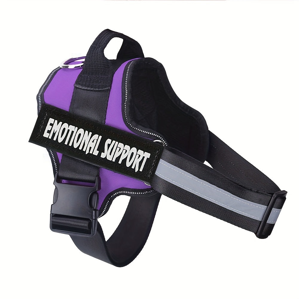 Emotional-Support Patch Dog Harness with Top Handle in Eleven Colors and XS-to-XXL Sizes Pictured — image 22