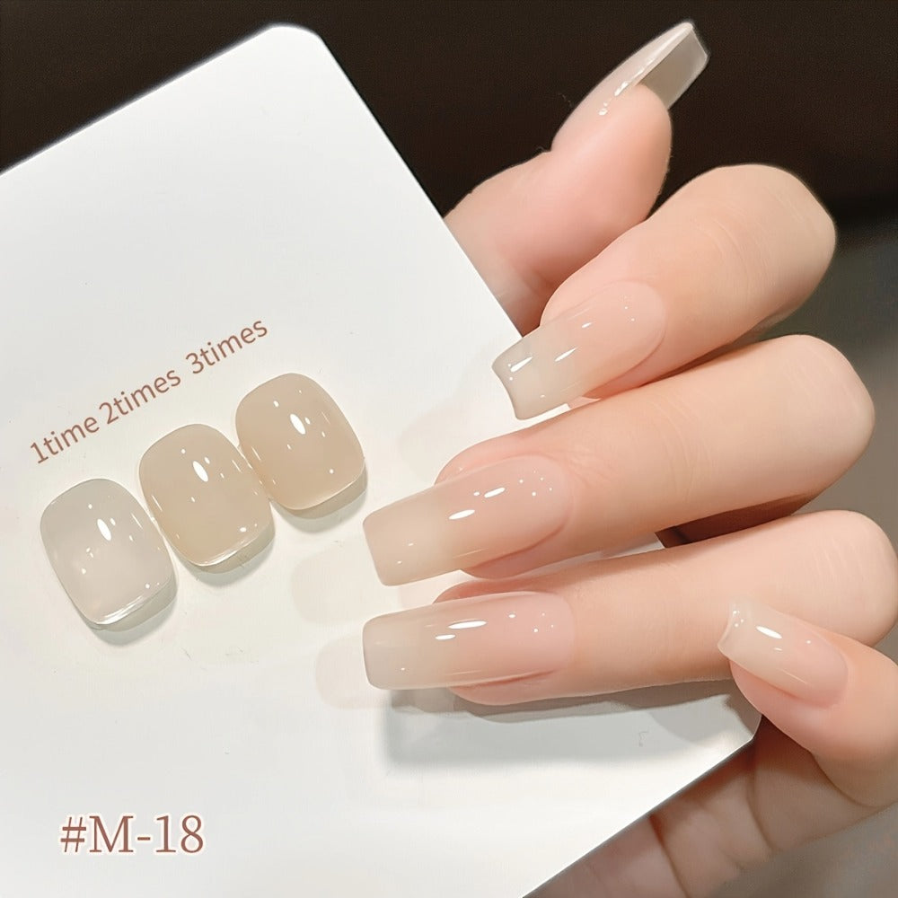 Gel Nail Polish 6-Piece 15ml Jelly Set with Glass Finish in Shades M14, M16, M17, M18, M19 and M20 — image 9