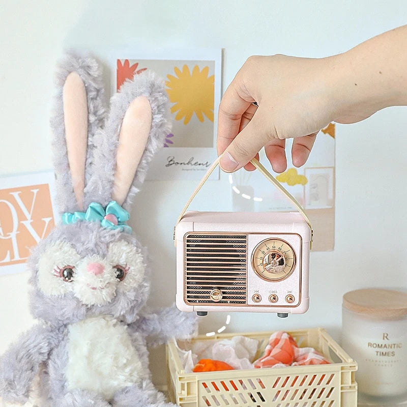 Diy Retro Mini Portable Card Speaker
