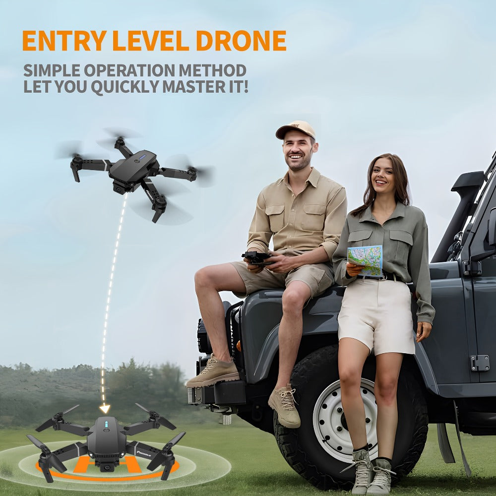 E88 Foldable Drone with Dual Camera with the Listed Color, Size or Set Options for Everyday Use — image 8