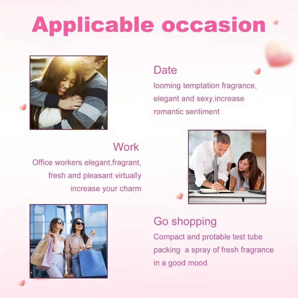 100ml/3.38oz Women's Perfume Spray for Hair & 1Body - Cherry Blossom Eau de Toilette, Floral Scent with Fragrance — image 7