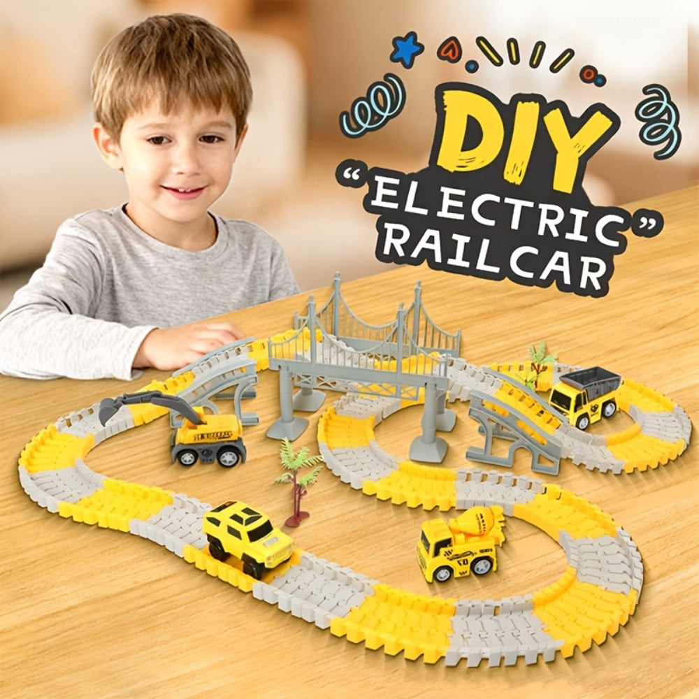 Roller Coaster Track Set 467pcs for Kids Ages 3 4 5 6 7 8 with the Listed Color, Size or Set Options for Everyday Use — image