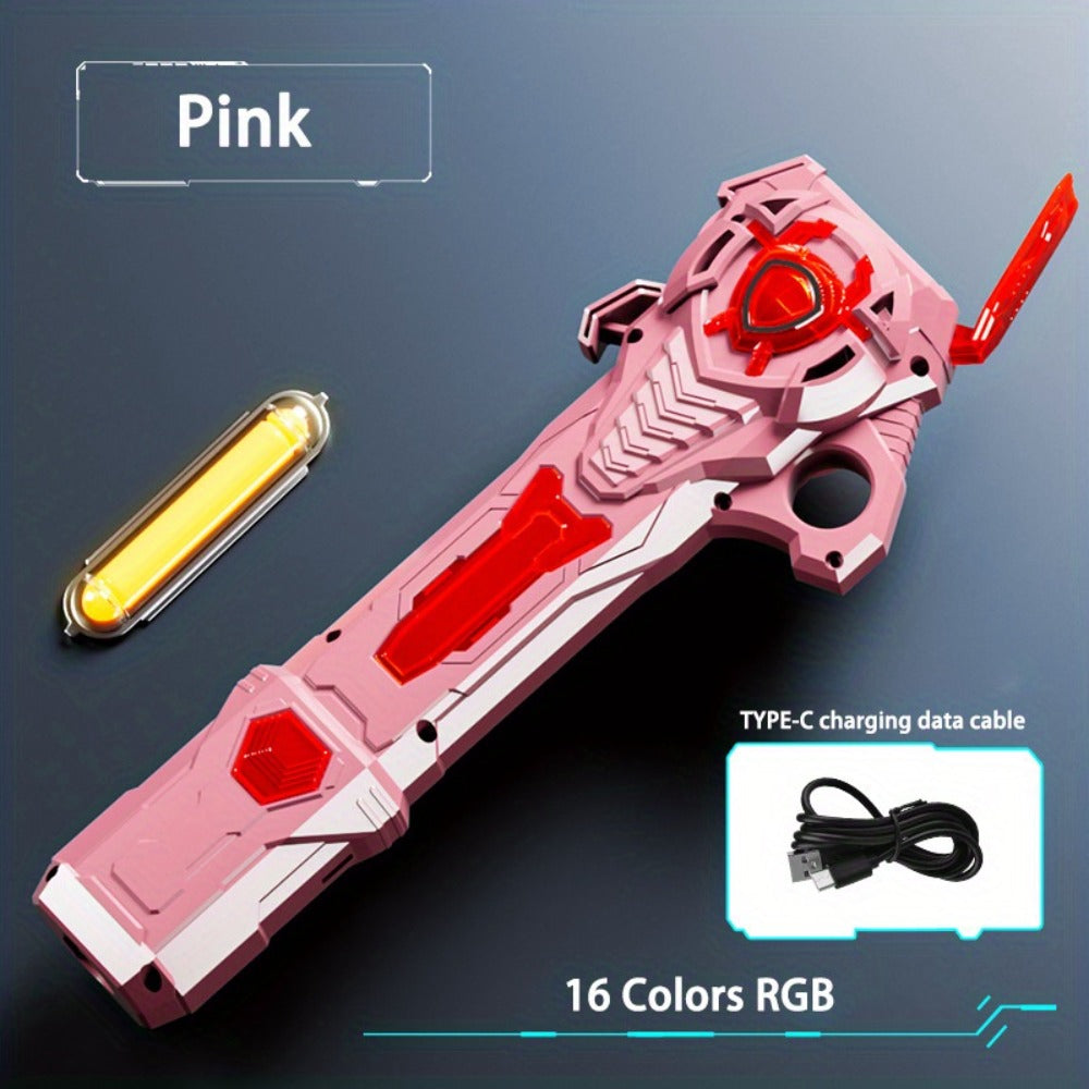 RGB Light-Up Saber Toy 16 Colors Rechargeable Light Sword with Gravity Sensor & Sound Effects — image 9