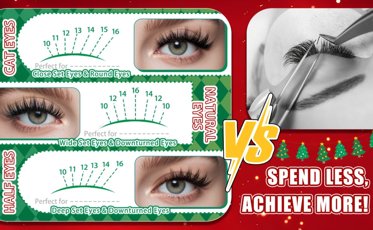False Eyelash Cluster Kit with Four Package Options from 209 to 1993 Pieces plus Tools and Gift Bags — image 15