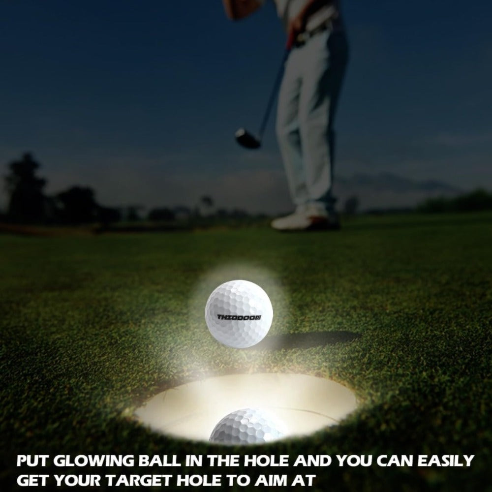 LED Golf Balls Glow in the Dark, Ultra-Bright 3-LED Night Golf Balls with 8-Min Reset Timer & Mesh Bag — image 11