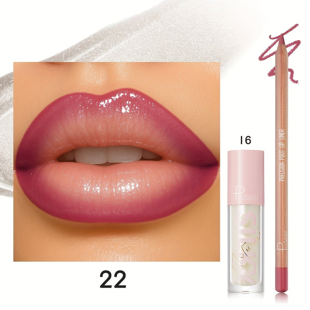 Lip Color and Liner Duo with Eight Recorded Shade Options from 14 Through 24 and Pink-Cap Tube — image 6