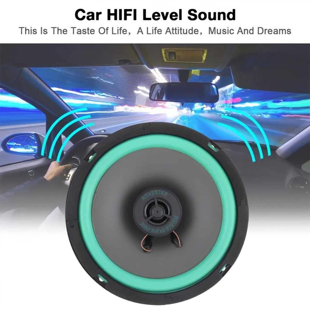 6.5 Inch Car Speakers 160W HiFi Coaxial Full Range – Universal Automotive Audio Stereo Speaker, Single or Pair — image 9