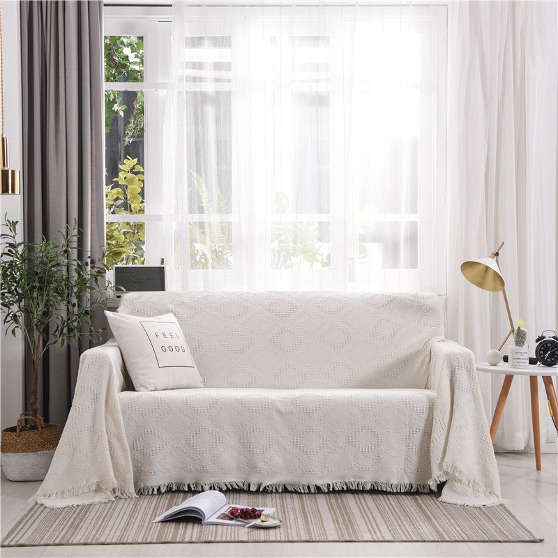 Nordic sofa cover simple sofa towel full cover universal