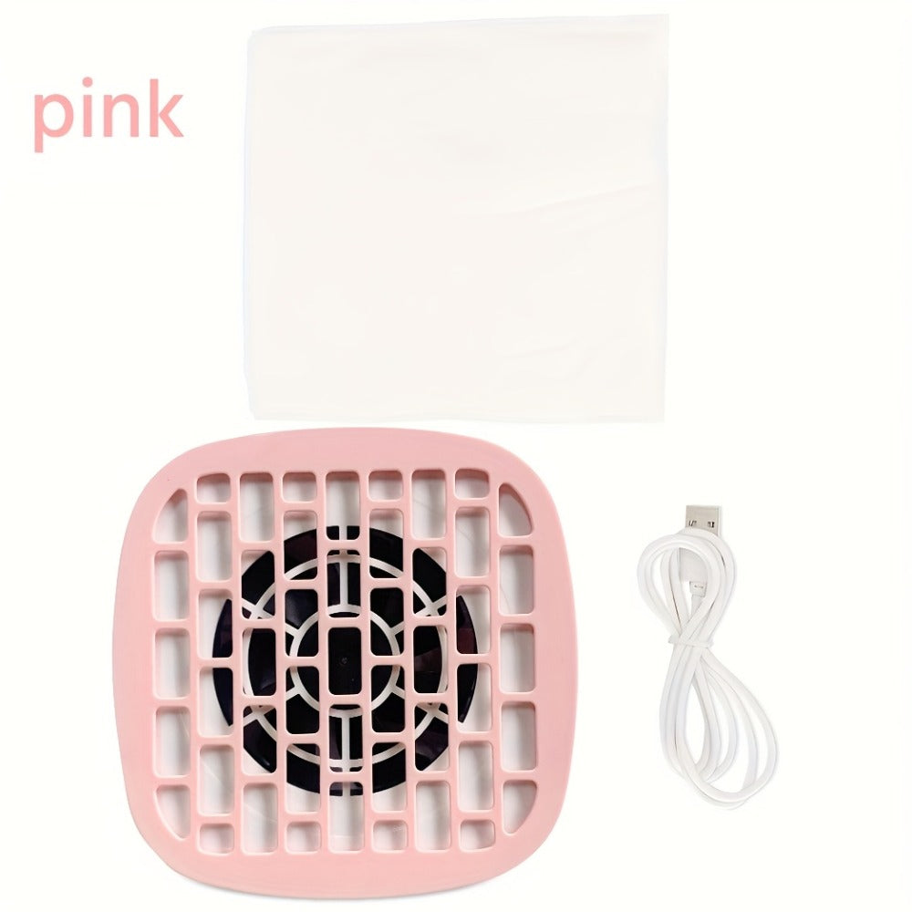 Nail Dust Collector Mini USB Electric Vacuum Cleaner with 10 Filter Pads & Strong Suction, Portable Nail — image 4