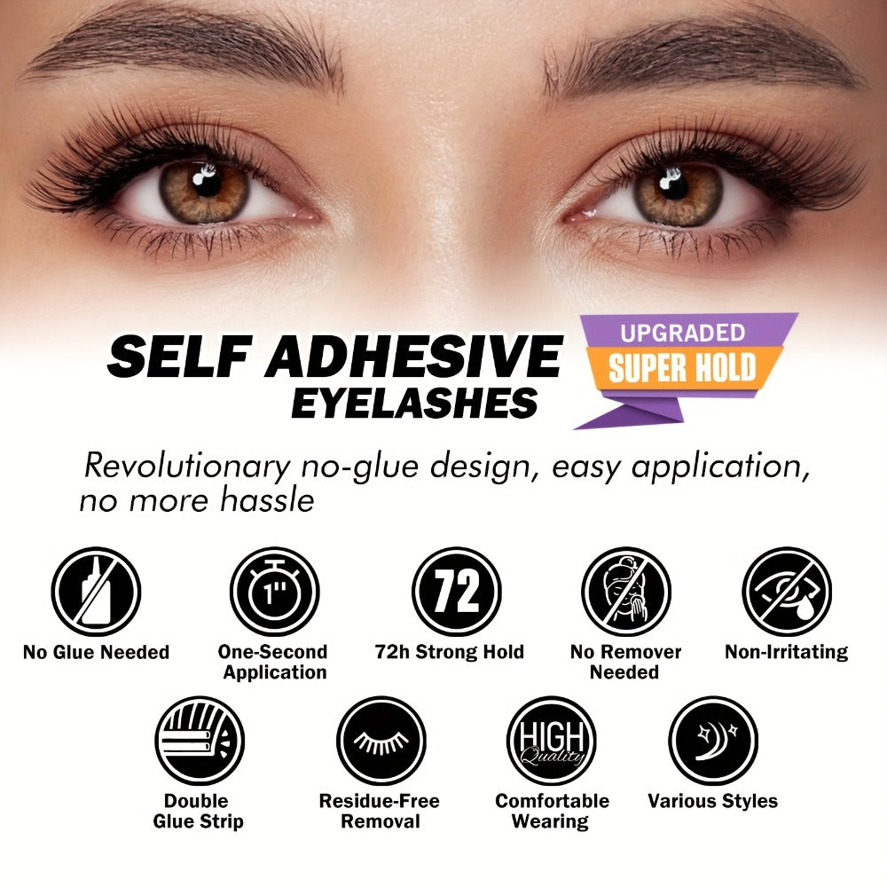 156-Piece Mixed Self-Adhesive Lash Cluster Tray with Black Tweezers and Spoolie Brush in Mixed Style — image 5