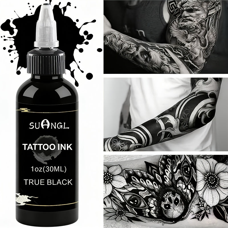 Tattoo Ink Black and White 1.01oz Bottle Options with Single, Two-Bottle and Mixed Color Sets — image 11