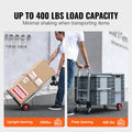 Convertible Folding Hand Truck and Platform Cart with 400 lb Platform and 250 lb Upright Load Labels — image 6