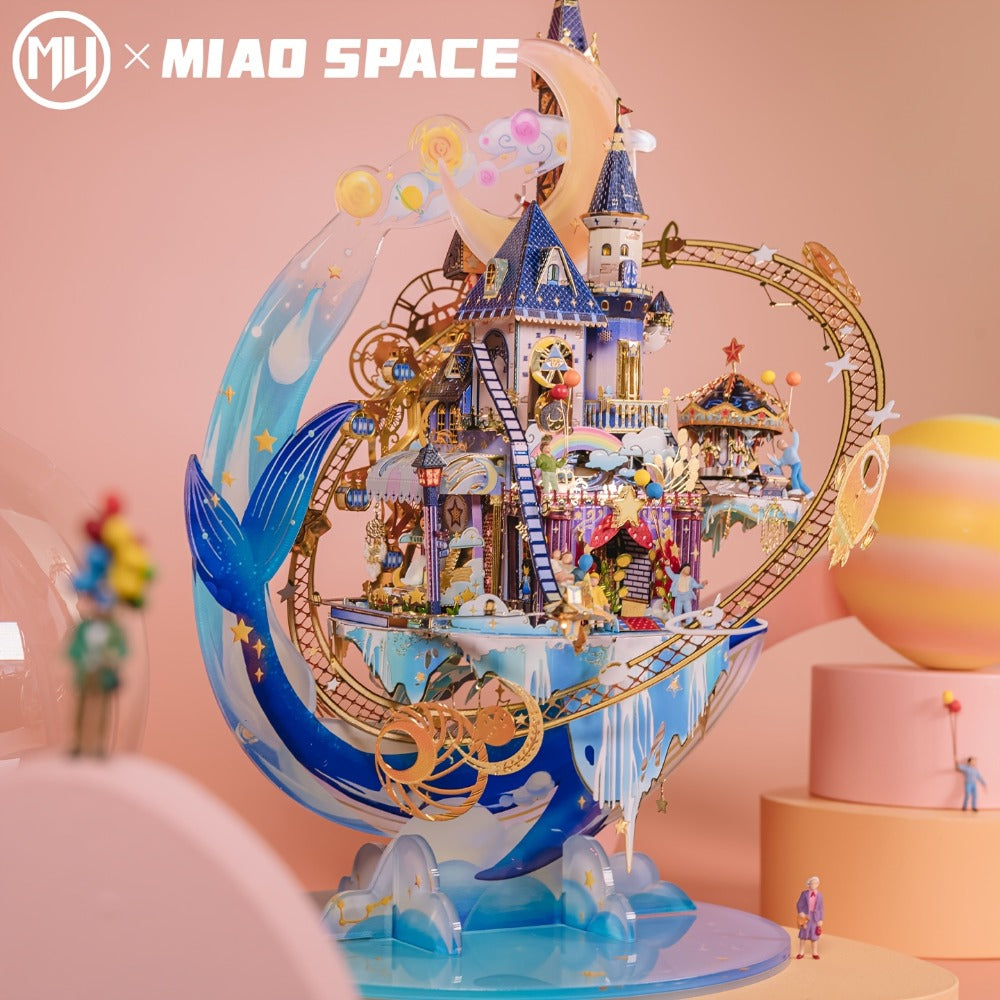 3D Metal Model Kit MU Star Playground, Handcrafted Garden Scene DIY Puzzle for Teens & Adults Ages 14+ — image 6