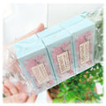 Flower Shaped pH Lip Balm Set 6pcs Individually Wrapped – Color Changing Transparent to Pink Tint, 6 Flavors Deep Moisturizin