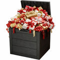 Deck Box Flip Top Resin Secure Lid | Patio Pool Backyard Cushion Garden — image 1