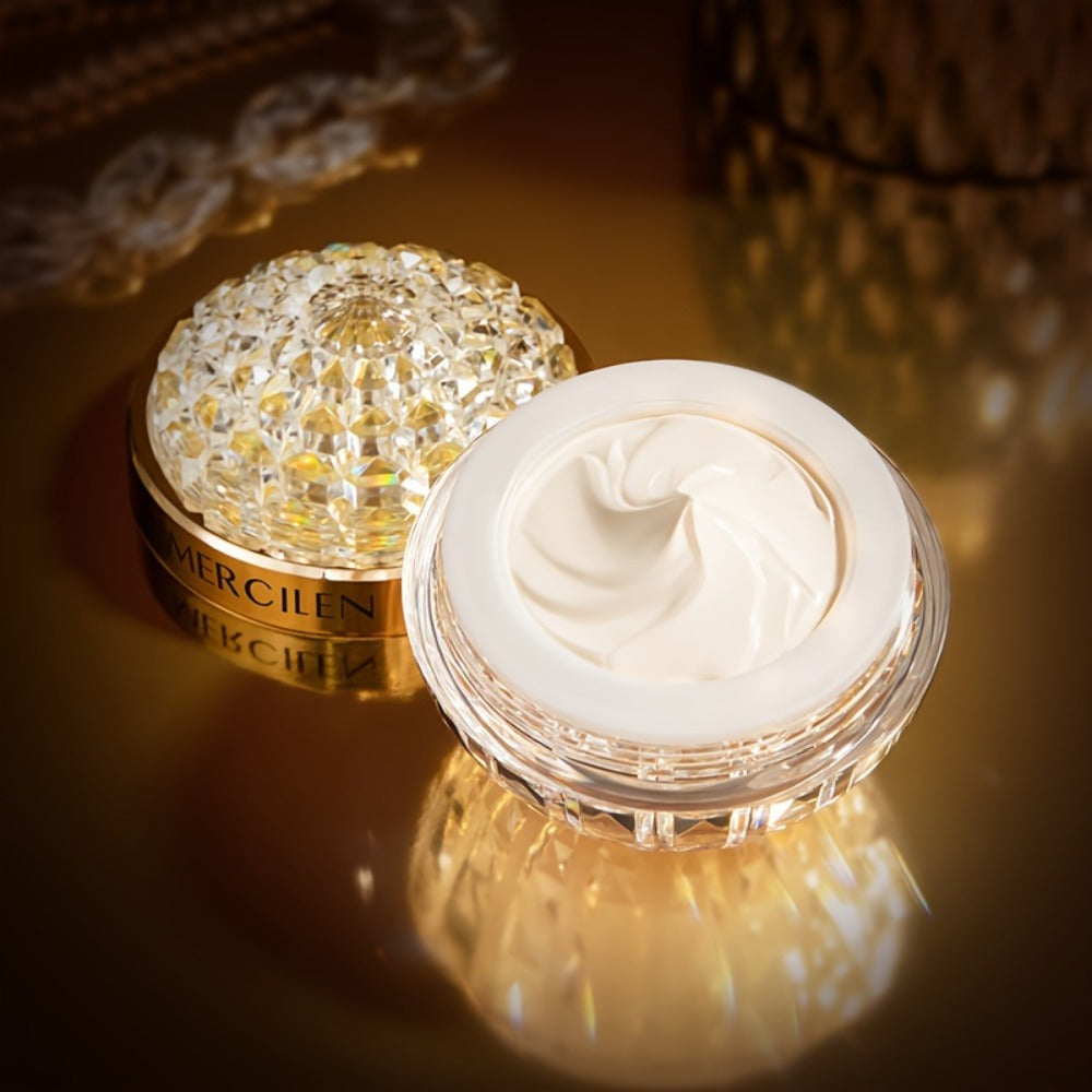 Face Cream Cordyceps Niacinamide Formula in an Alcohol-Free Golden Jar for Morning and Evening Use — image 7