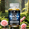 Dietary Supplement NAD+ Formula with Nicotinamide Riboside and Resveratrol Capsules, 120 Count — image 12