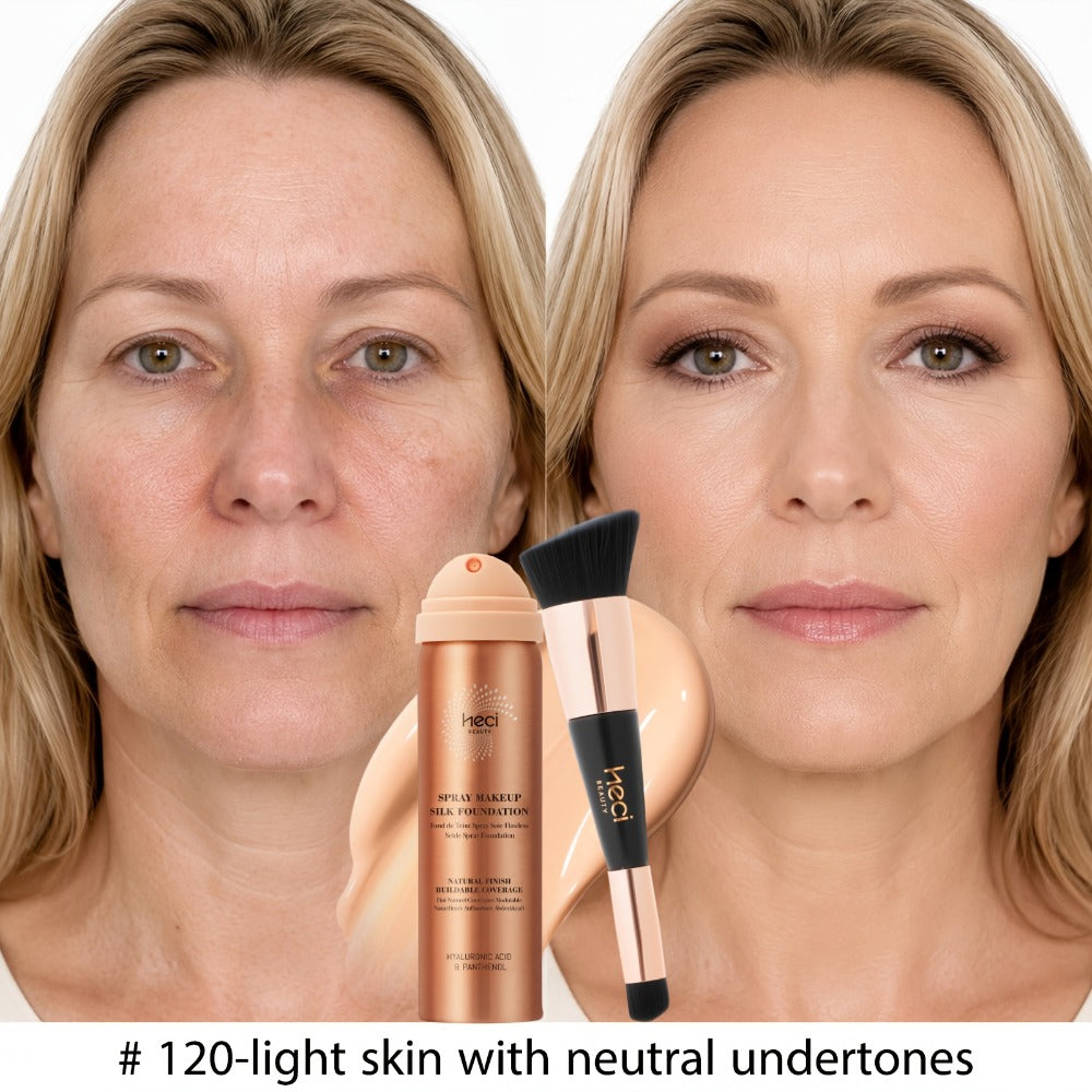 Two-Piece Spray Liquid Foundation and Brush Set with Matte Finish in Shades 110, 120 or 210 — image 11