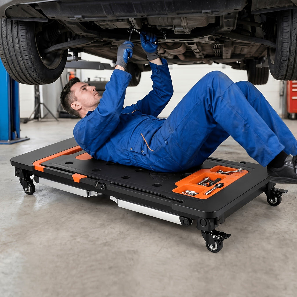 7in 1 Multifunctional Work Benches, Folding Work Table for Garage, As Portable Workbench, Sawhorse — image 3